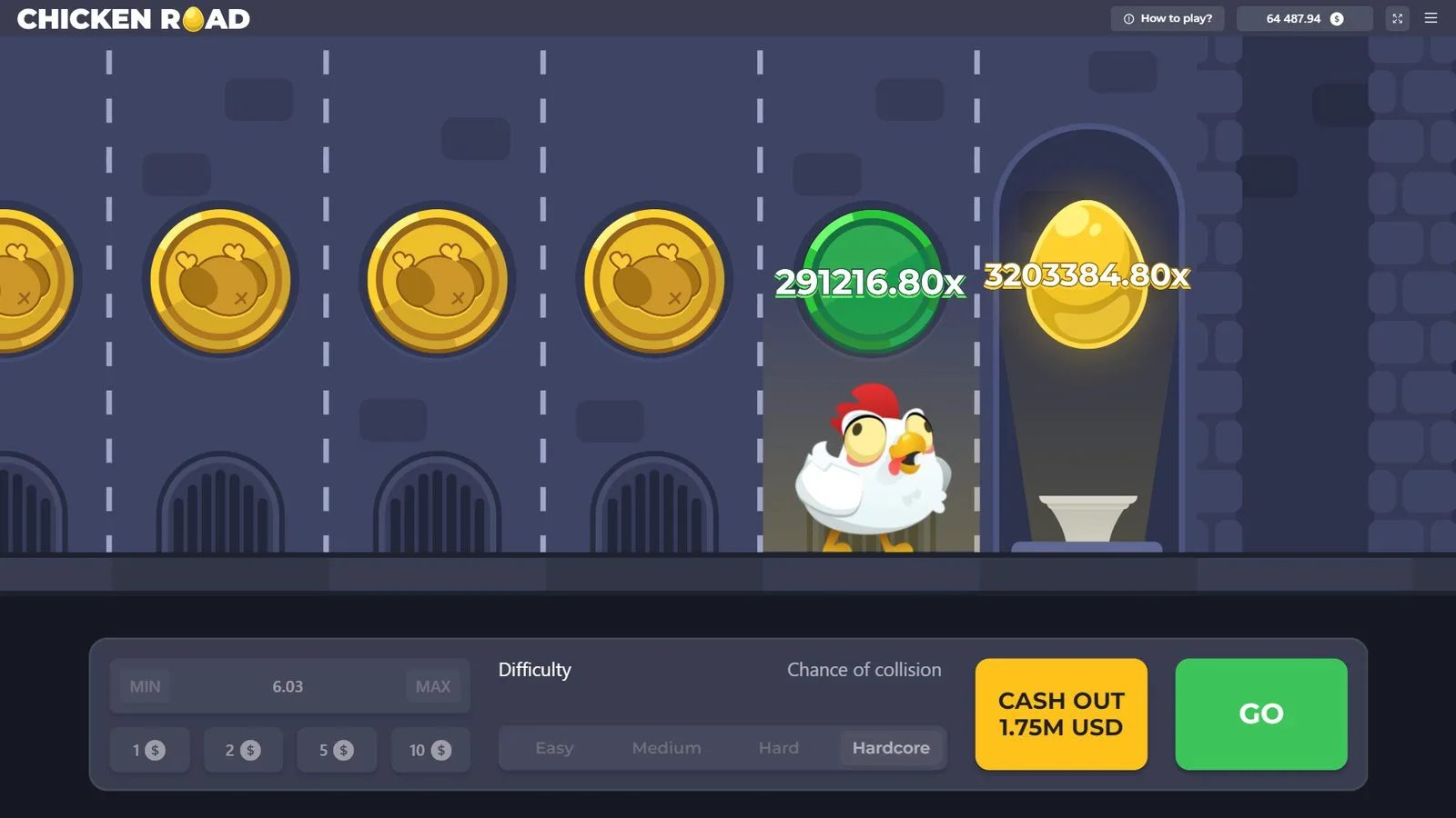 Chicken Road — Cash Out